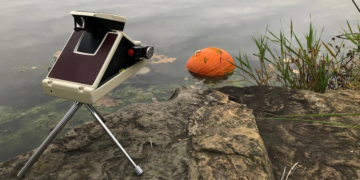 On location with the SX-70 Model 2 Alpha and Jack O'Lantern