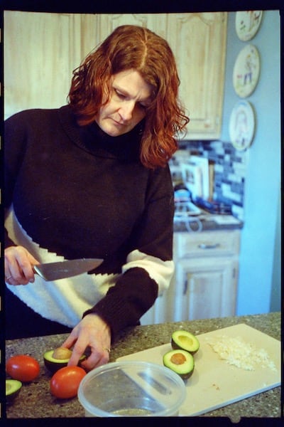 Making the guacamole
