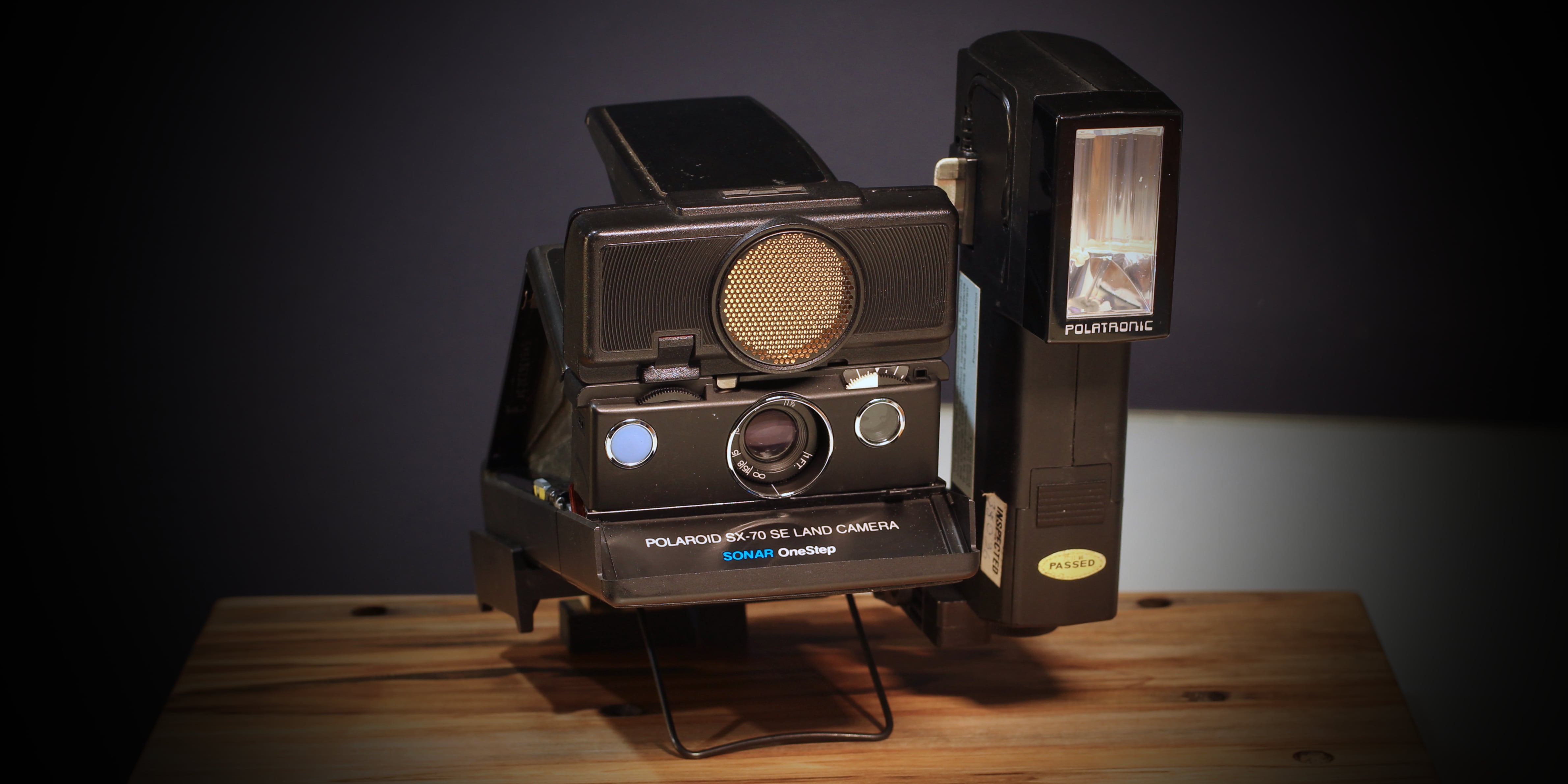 1978 Polaroid SX-70 SE, Sonar, Alpha 2