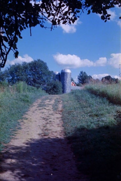 The trail to the barn