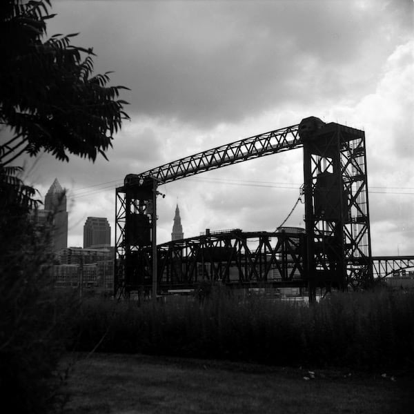 Railroad drawbridge in Cleveland