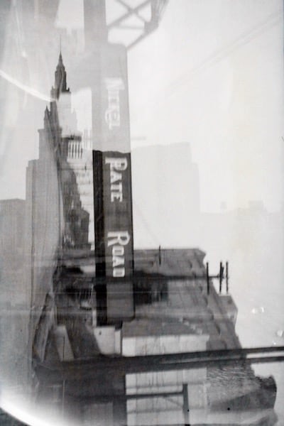 Terminal Tower double exposure